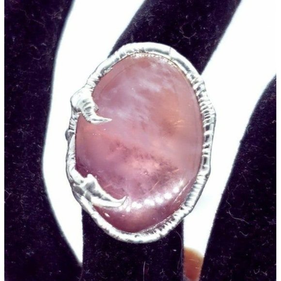 Amethyst Crystal Ring Handmade - Picture 3 of 12